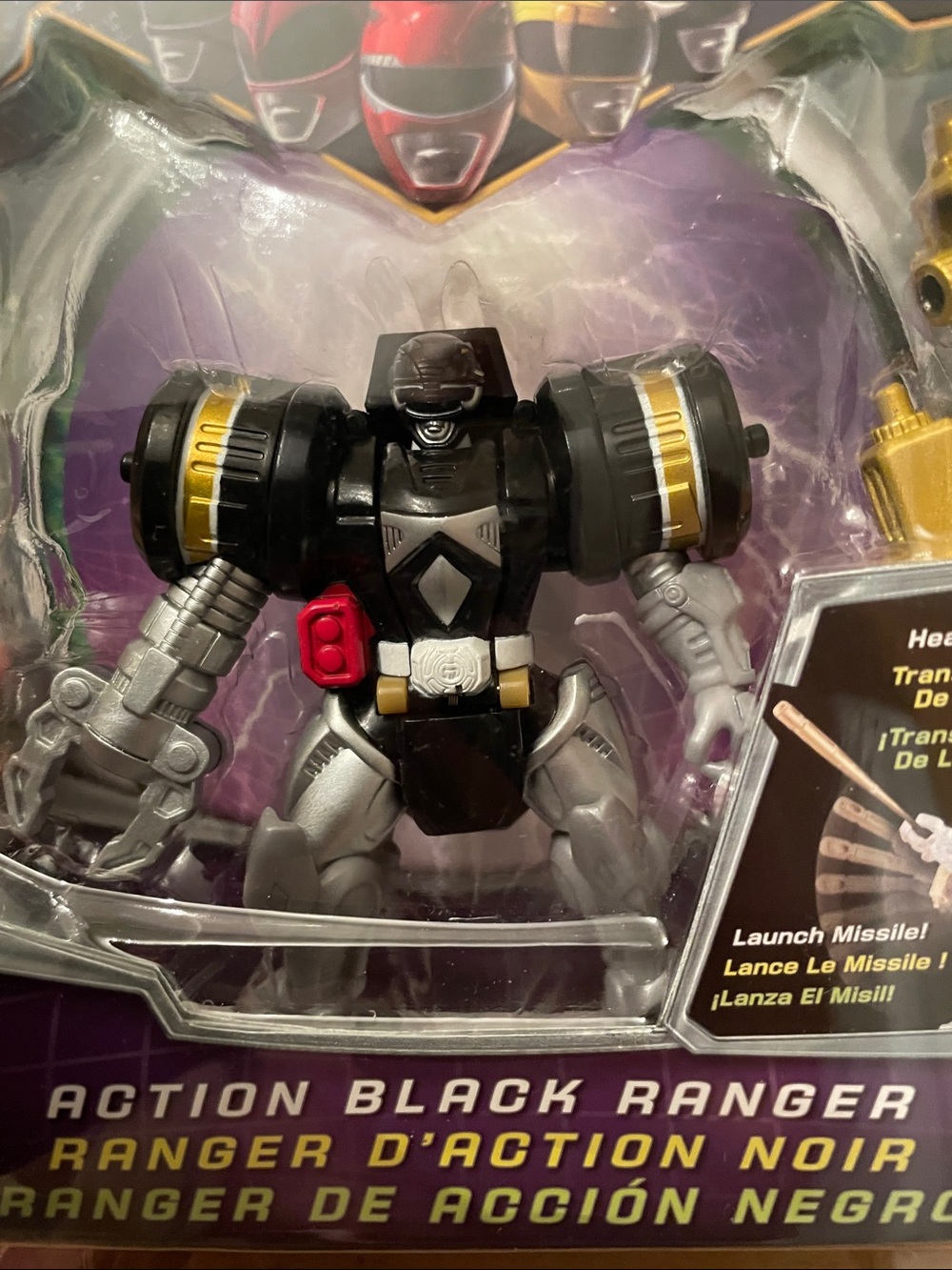 Power Ranger Action Black Ranger 31324 - Picture 2 of 4